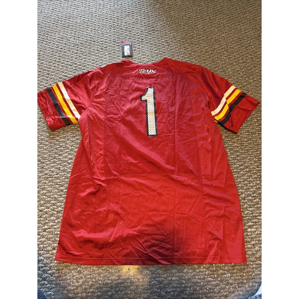 Maryland Terrapins Under Armour Men's Football Jersey #1 XXL New MSRP $130 Terps